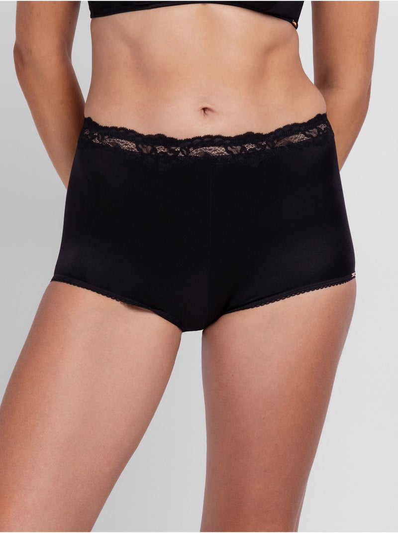 Shorty garçon micro brillant Origins Dorina Noir - Kiabi