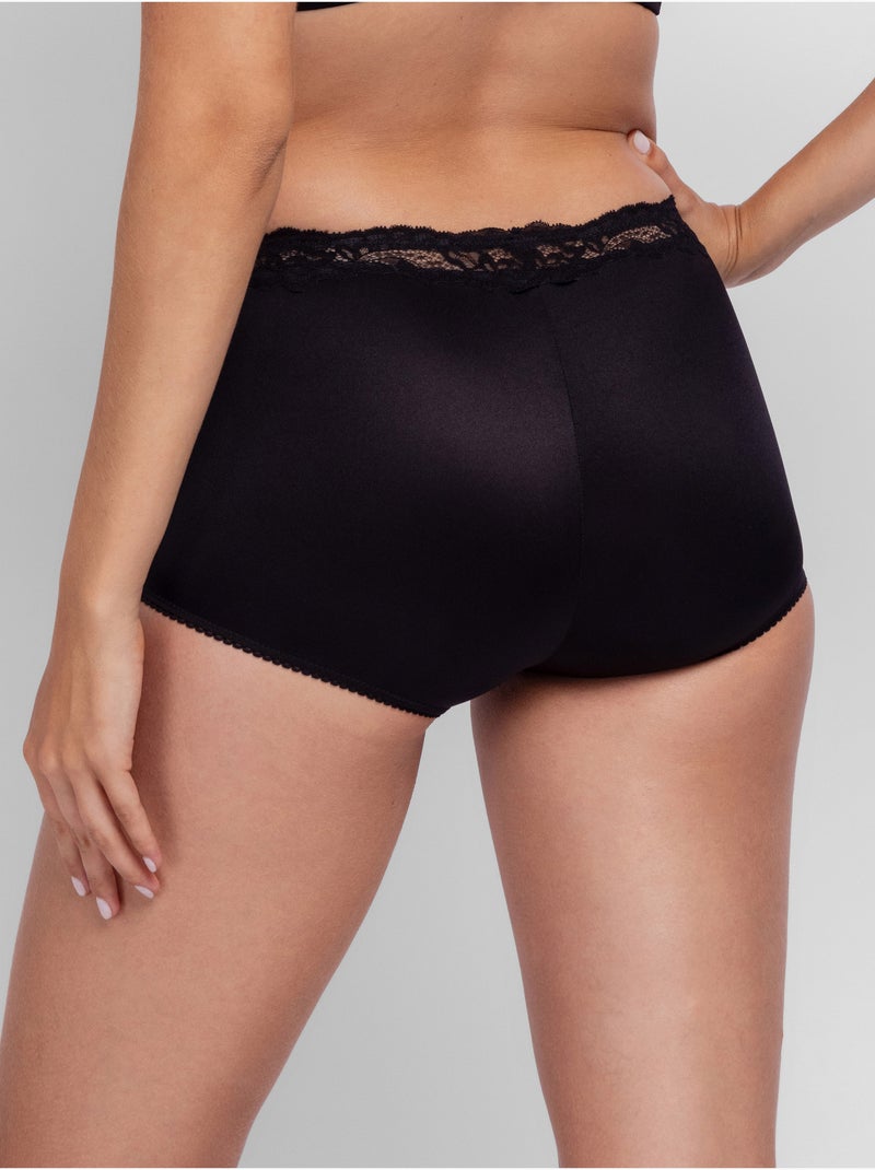 Shorty garçon micro brillant Origins Dorina Noir - Kiabi
