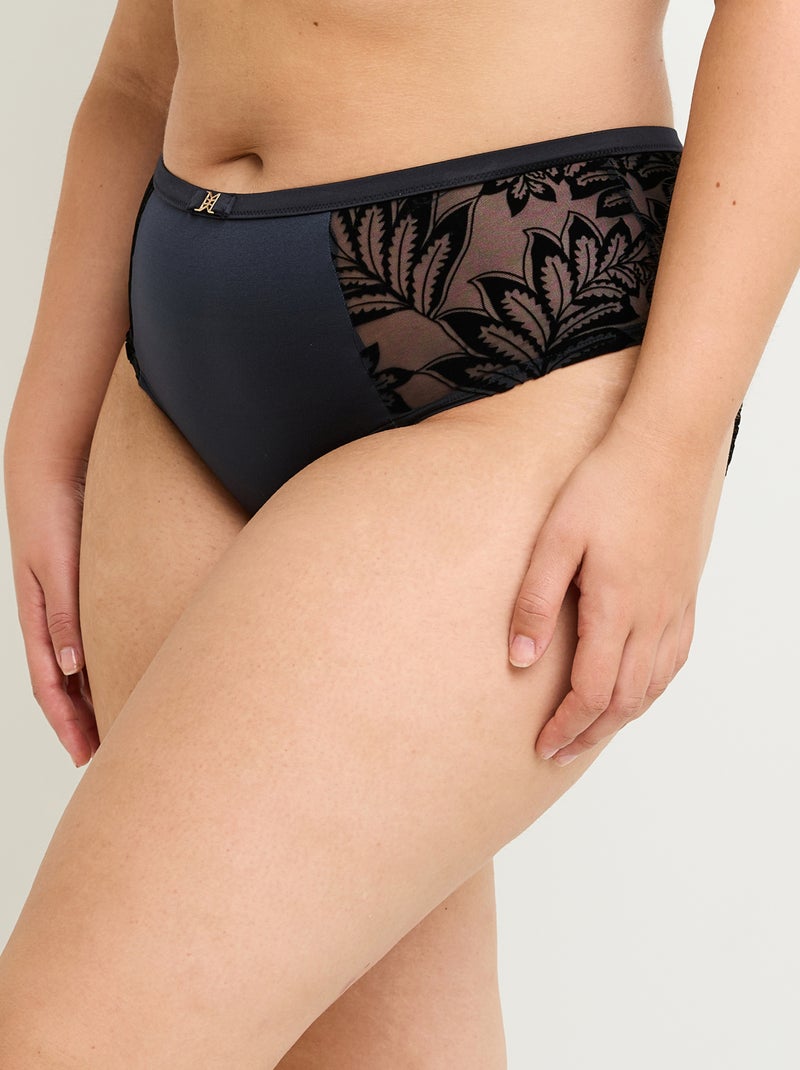 Shorty grande taille Fantine - RougeGorge Lingerie Noir - Kiabi