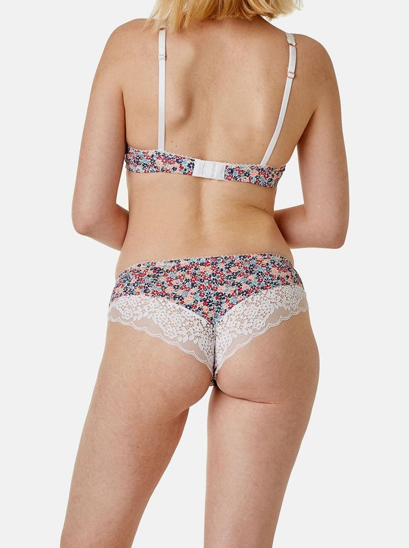 Shorty grande taille INTERVIEW - Brigitte Bardot Blanc Rouge Bleu - Kiabi