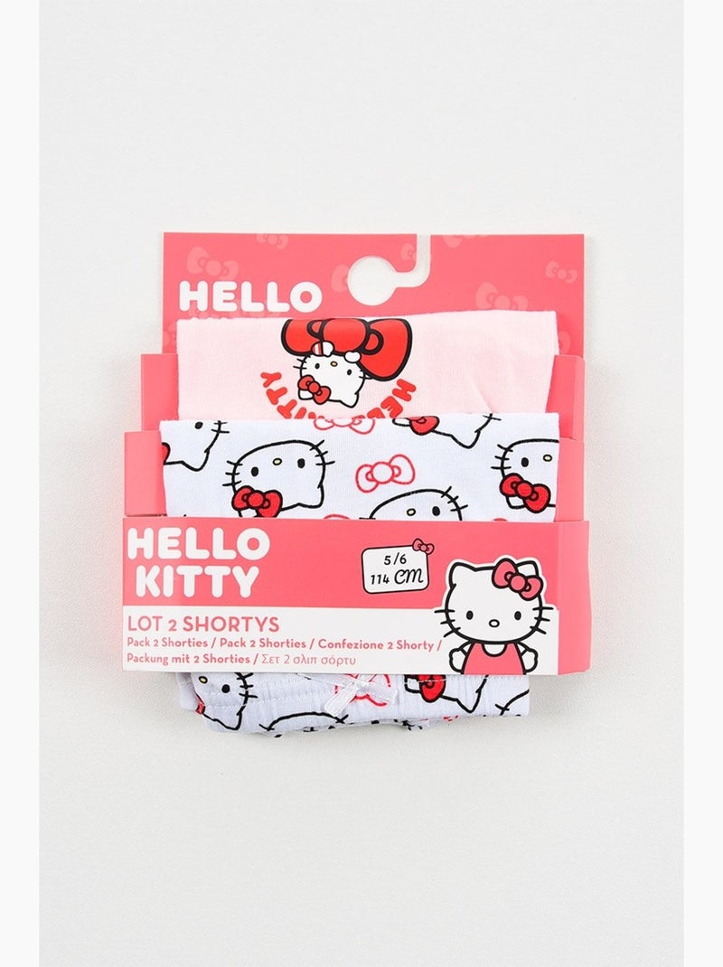 Shorty Hello Kitty | Licence Officielle Blanc Rose - Kiabi