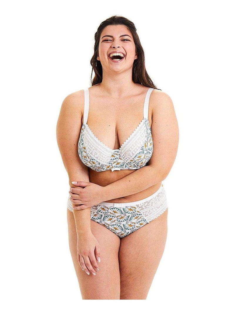 Shorty IMPREVU - Pomm'Poire Blanc - Kiabi