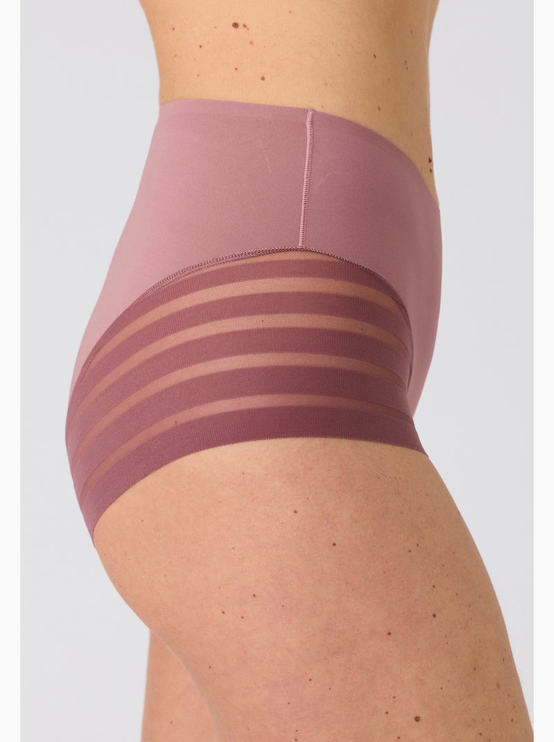 Shorty invisible by Damart taille haute  - Damart Rose - Kiabi