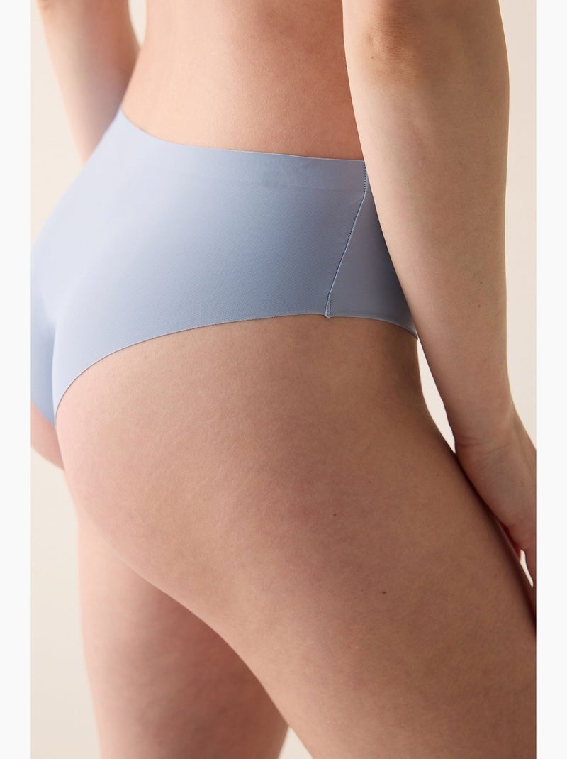 Shorty invisible en dentelle découpée laser penti Bleu ciel - Kiabi