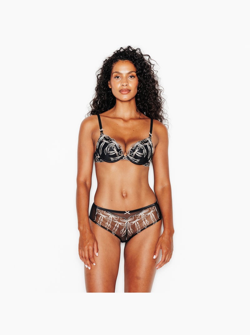 Shorty jaslina - rougegorge lingerie Noir Multicolore - Kiabi