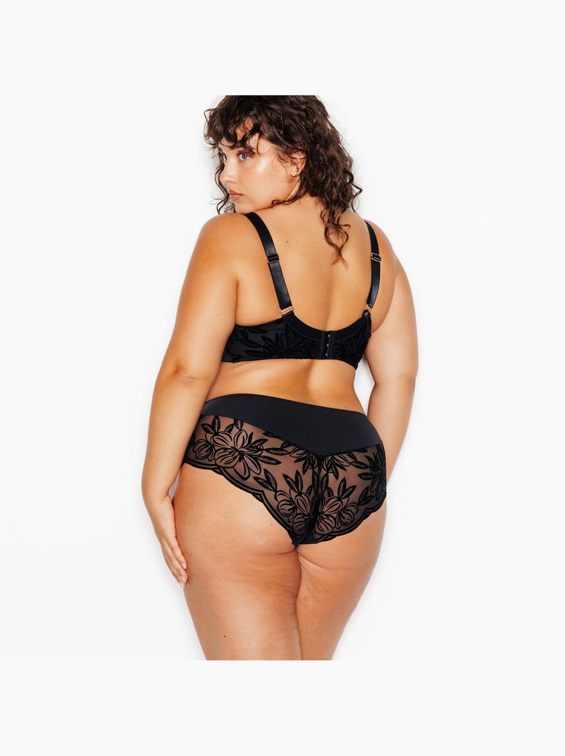 Shorty joie - rougegorge lingerie Noir - Kiabi