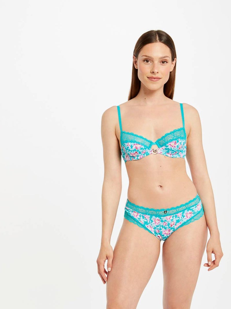 Shorty JUSTINE - Morgan Bleu turquoise - Kiabi