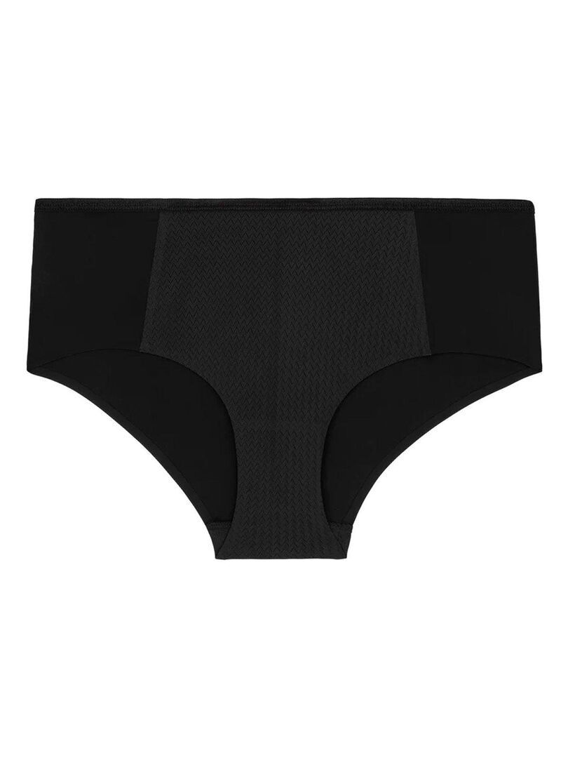 Shorty maille chevrons chic Insoupçonnable Noir - Kiabi