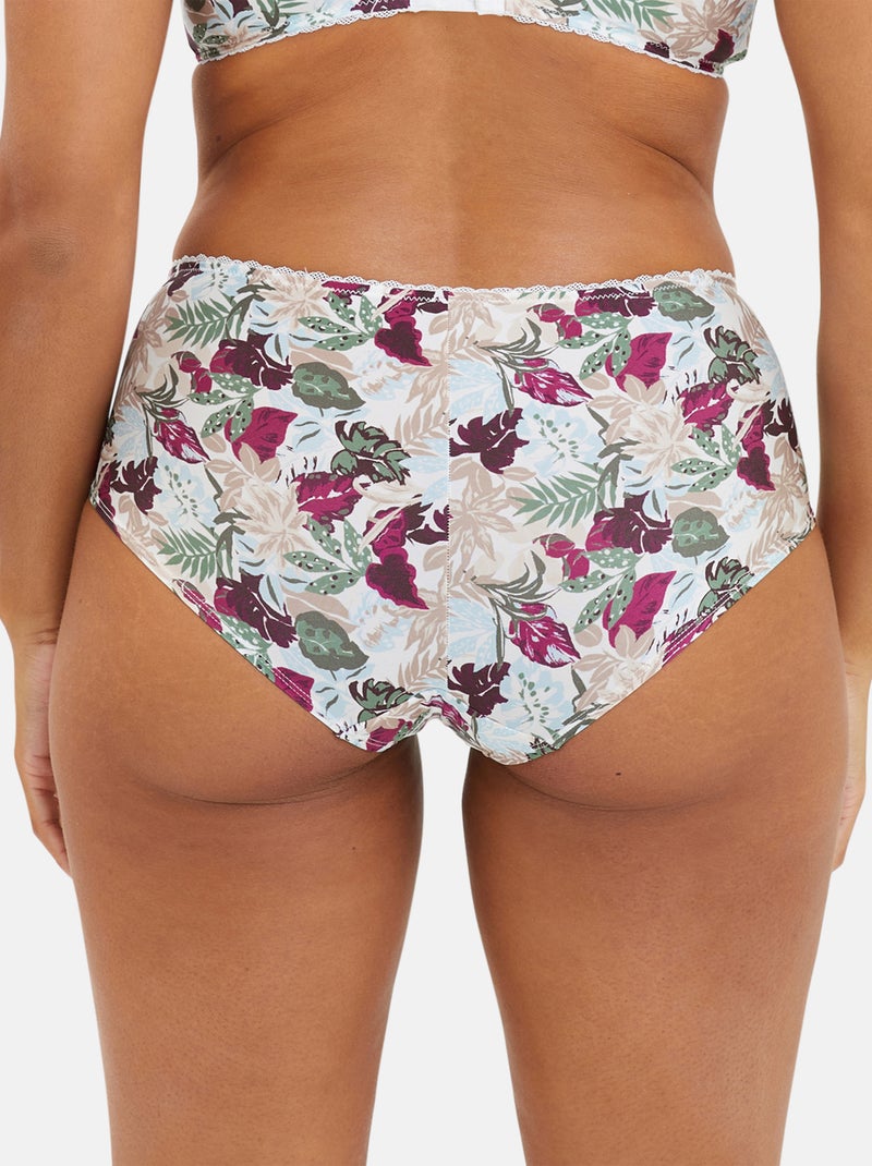 Shorty Mathilde Sans Complexe Blanc Rouge Gris - Kiabi