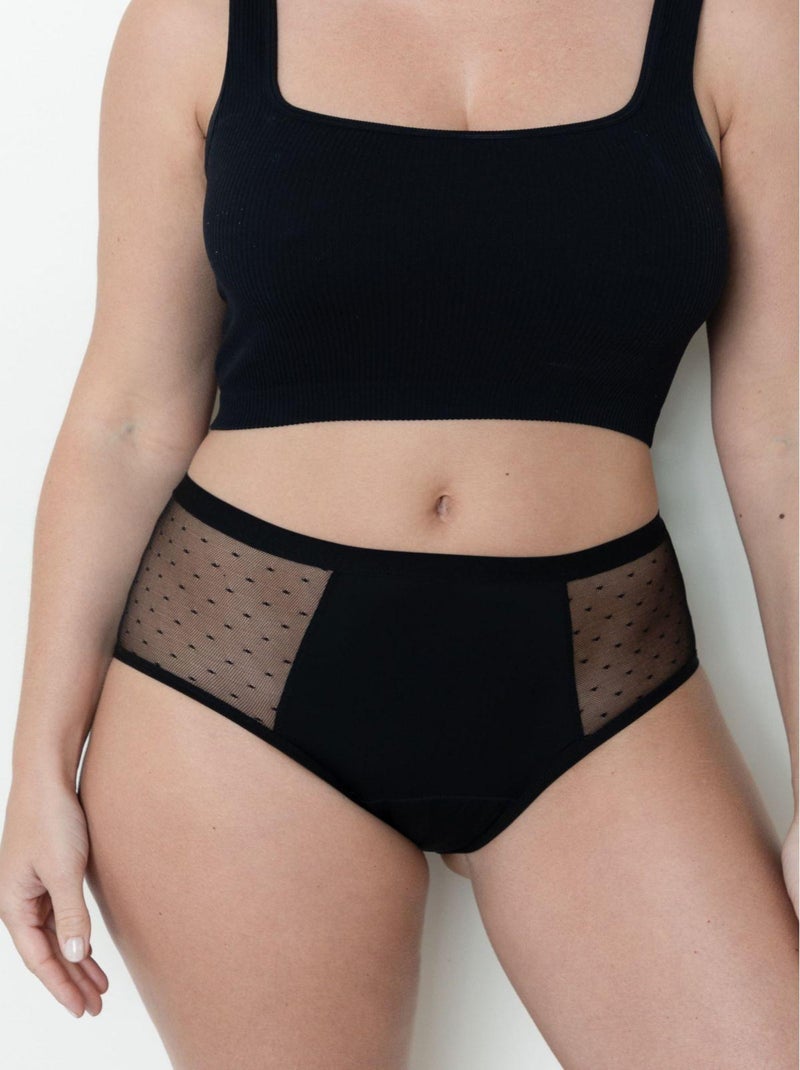 shorty menstruel essentiel   - Gérard Pasquier Noir Noir - Kiabi