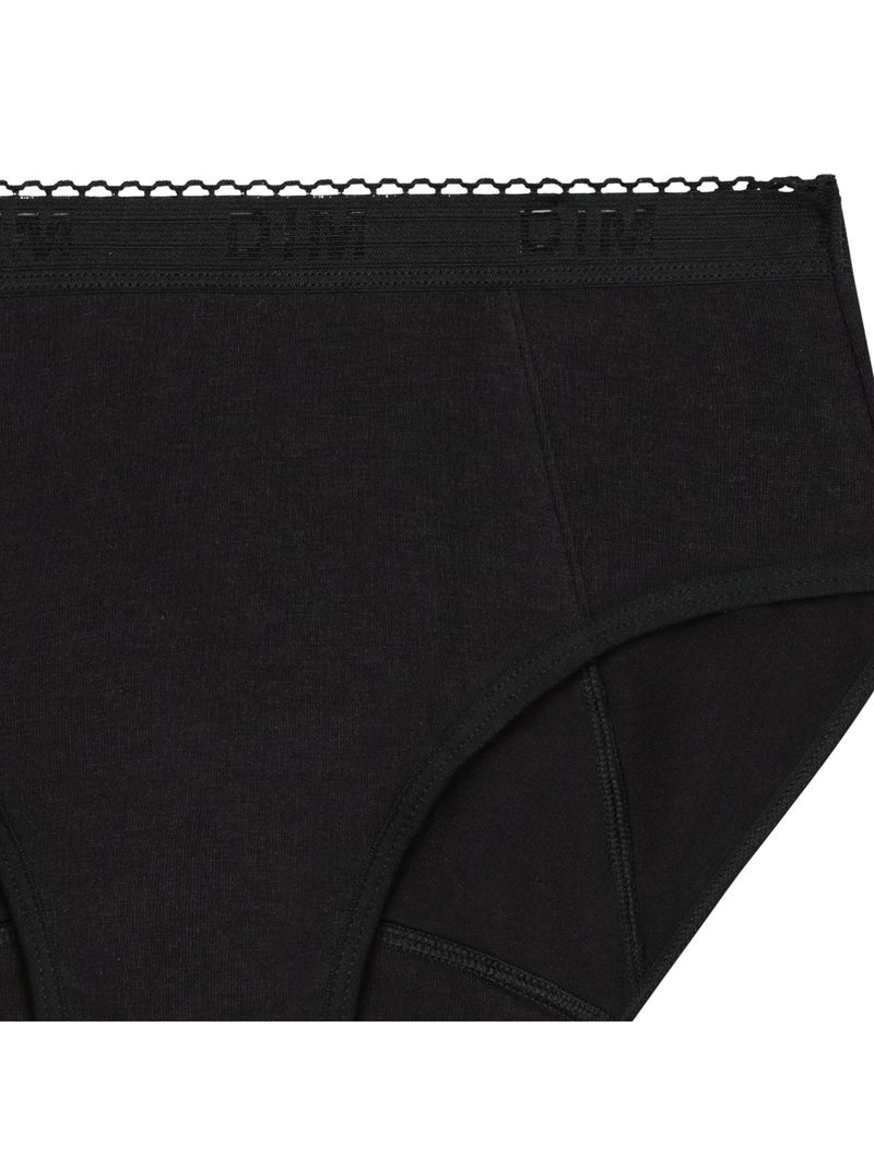 Shorty menstruel pour flux très abondant Dim Protect Noir - Kiabi