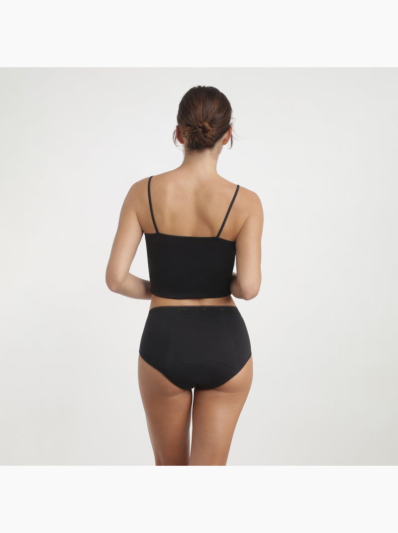 Shorty menstruel pour flux très abondant Dim Protect Noir - Kiabi