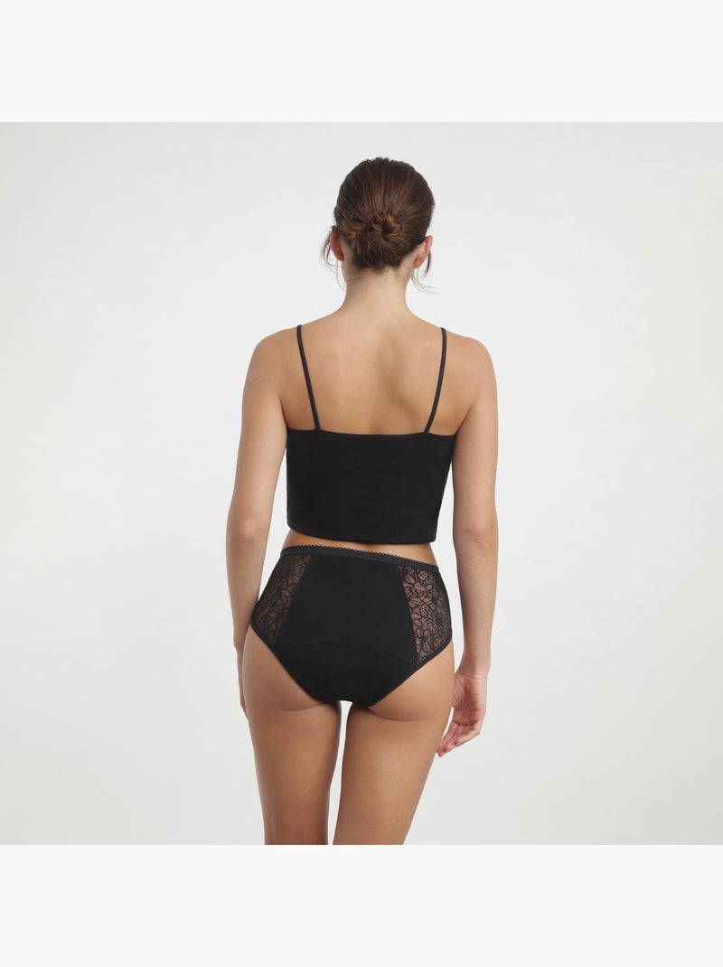 Shorty menstruel pour flux très abondant Dim Protect Noir - Kiabi