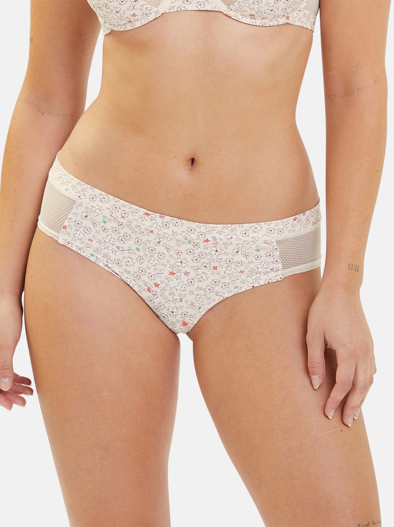Shorty Merveilleuse Pop Billet Doux Blanc Gris - Kiabi