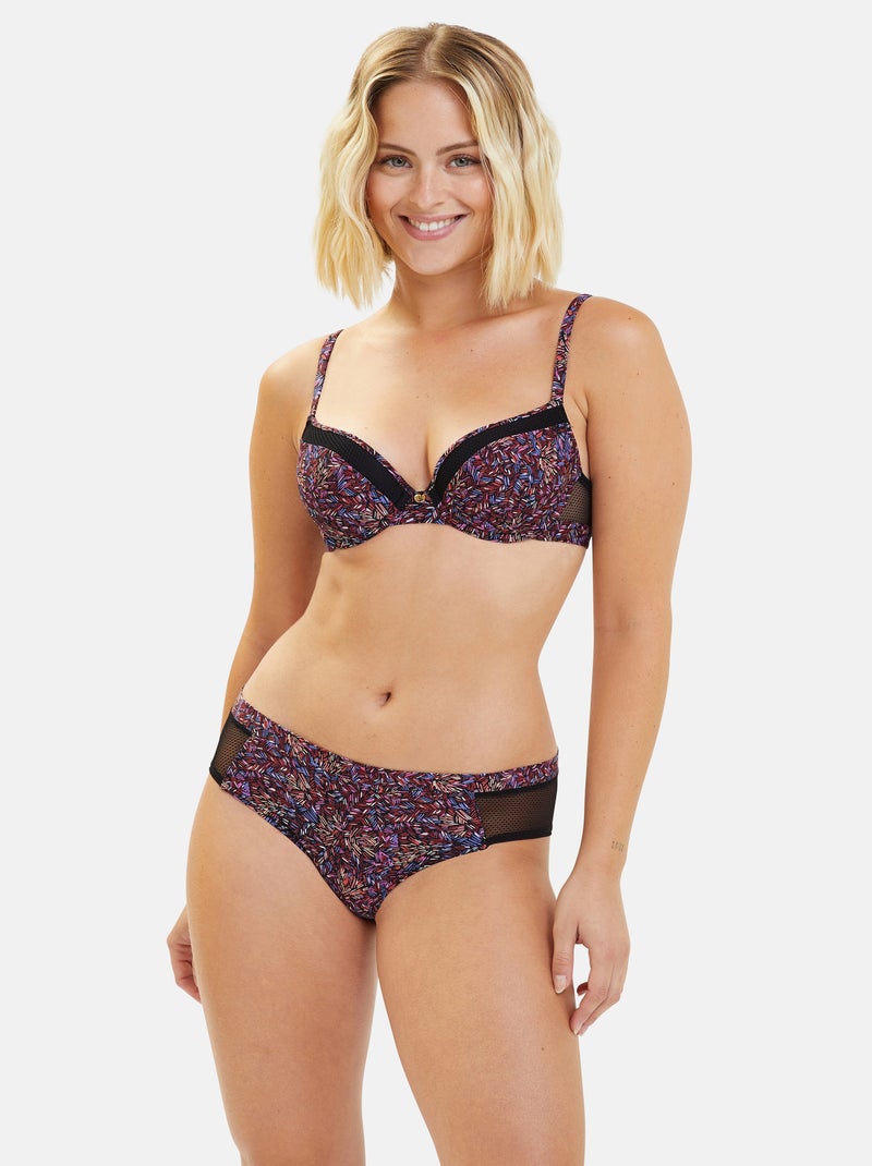 Shorty Merveilleuse Pop Billet Doux Noir Rouge - Kiabi