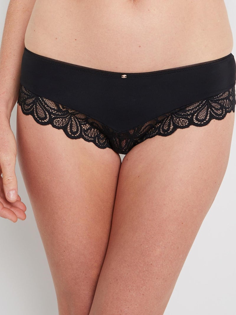 Shorty microfibre Syara - RougeGorge Lingerie Noir - Kiabi
