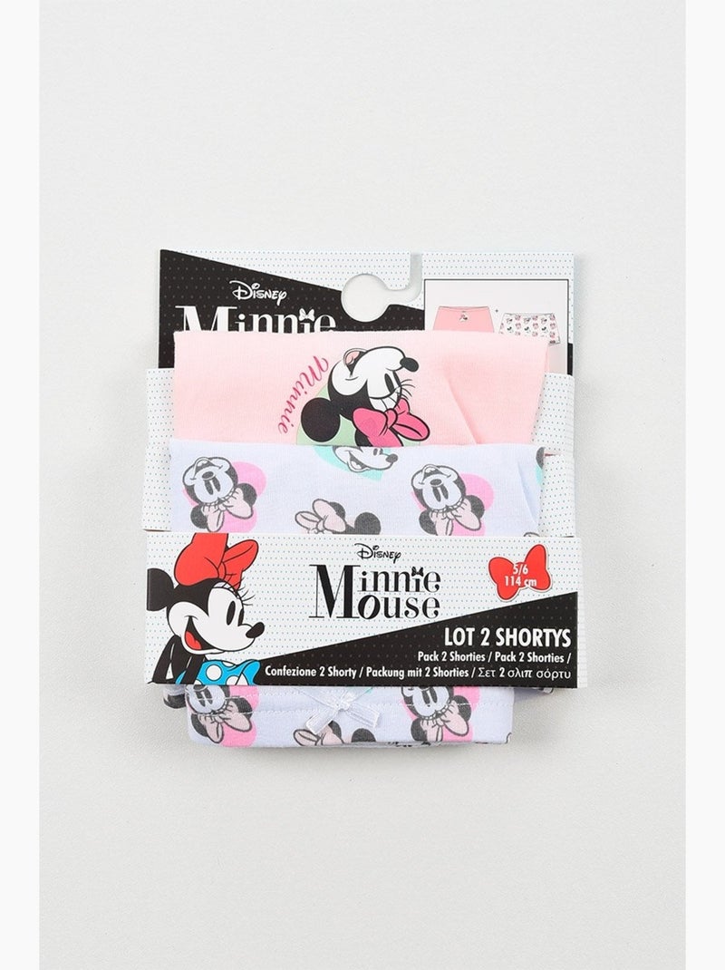 Shorty Minnie Mouse | Licence Officielle Rose/Blanc - Kiabi