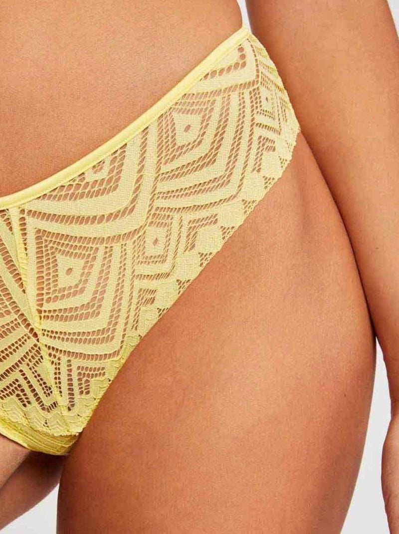 Shorty NINA - Morgan Lingerie Jaune - Kiabi