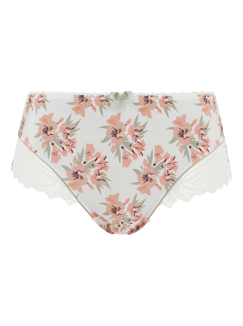 Shorty oriane sans complexe lingerie Blanc Rose clair - Kiabi