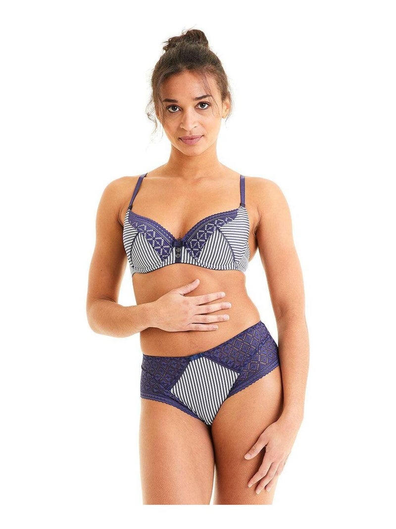 Shorty PACOTILLE - Pomm'Poire Bleu - Kiabi