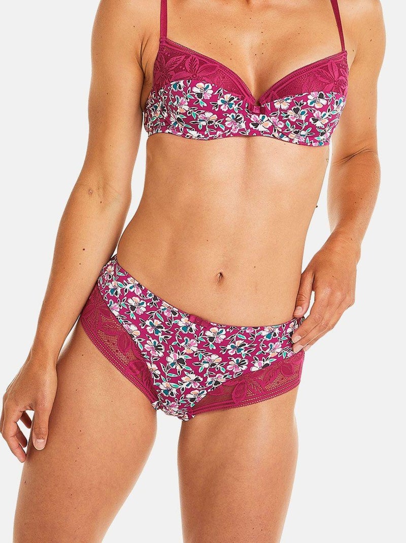 Shorty PAIX - Pomm'Poire Rose - Kiabi