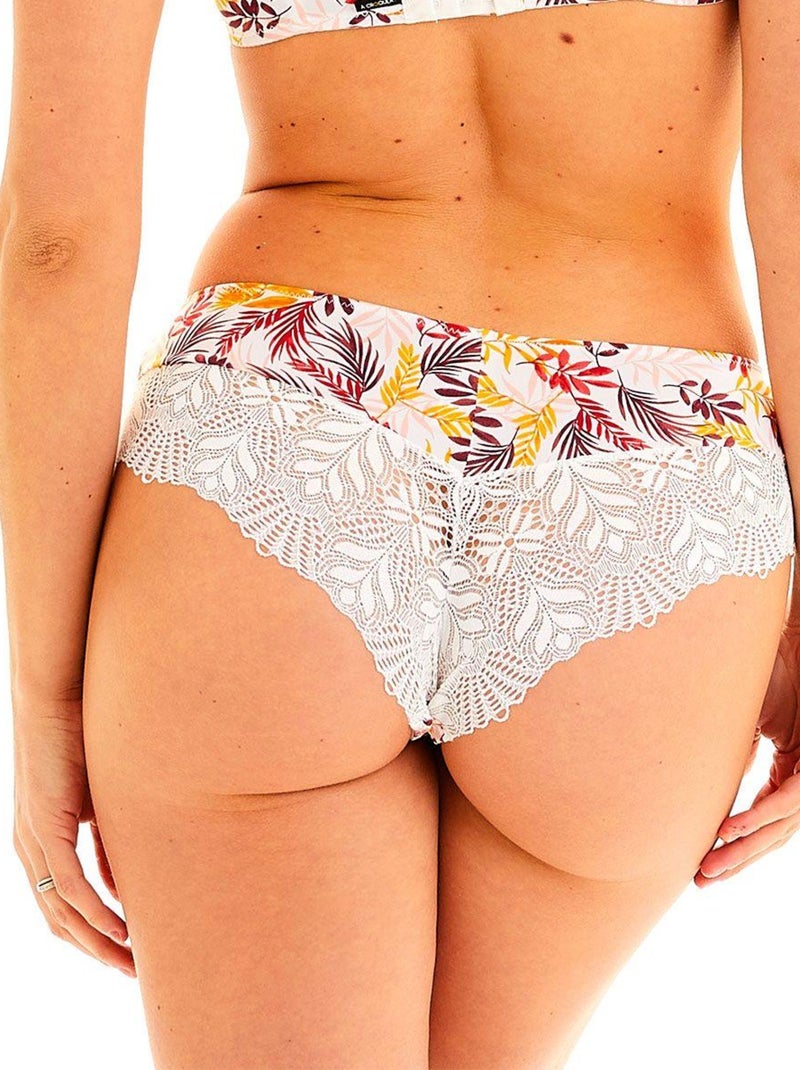 Shorty PILE OU FACE - Pomm'Poire Blanc - Kiabi
