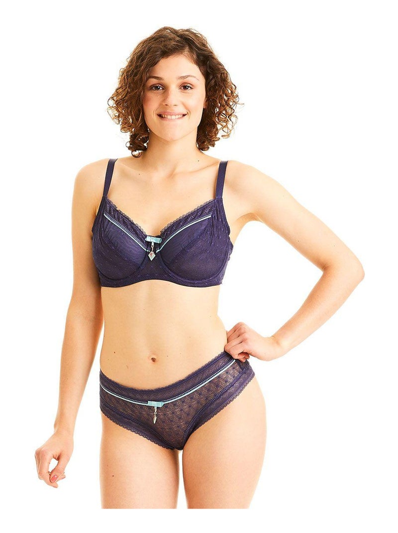 Shorty REVEIL - Pomm'Poire Bleu - Kiabi
