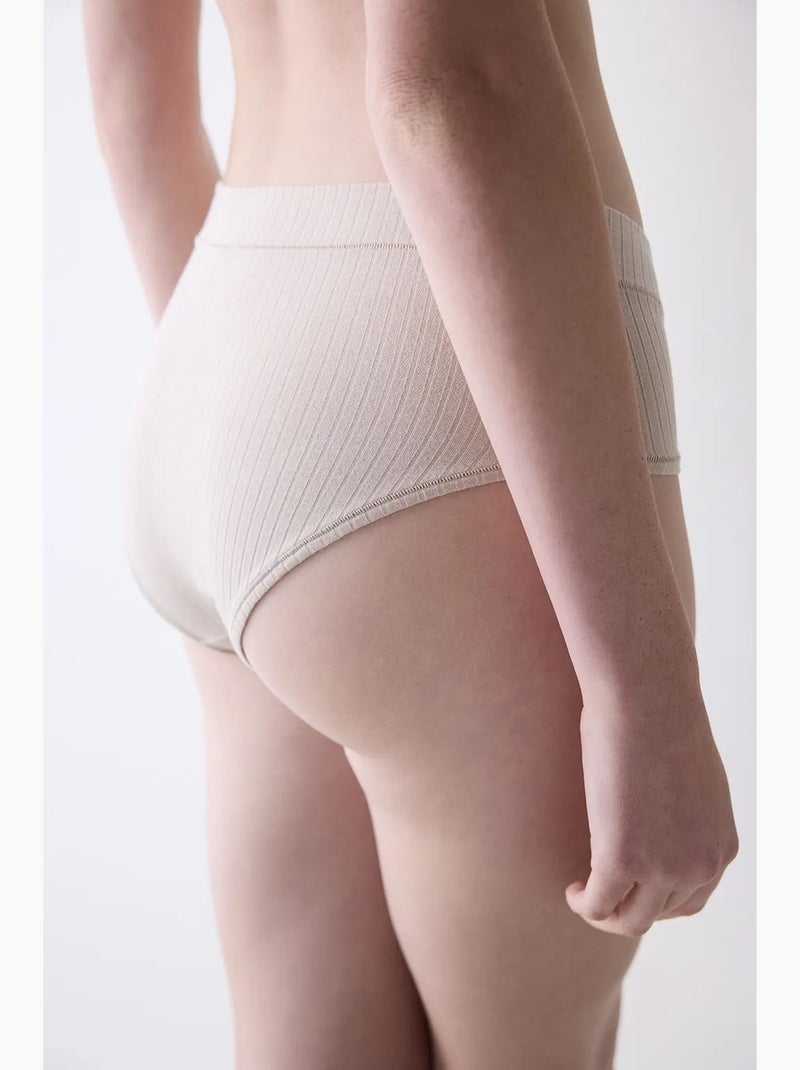Shorty spécial maternité penti Beige argile - Kiabi