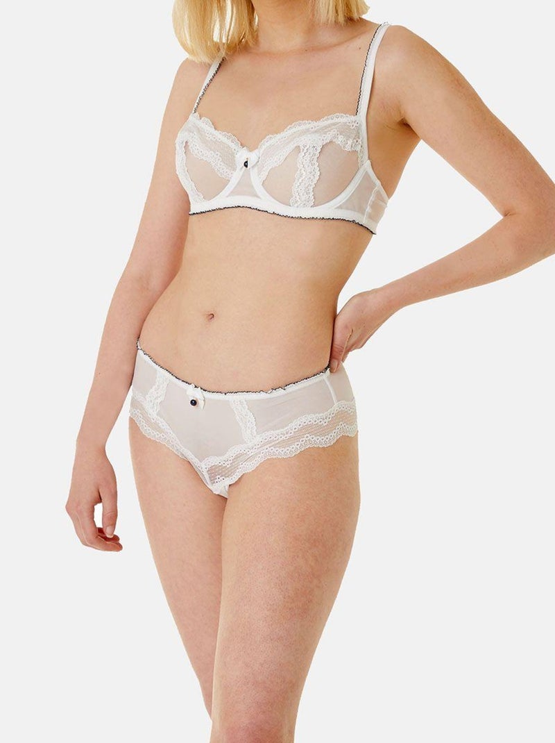 Shorty STAR - Brigitte Bardot Lingerie Blanc - Kiabi