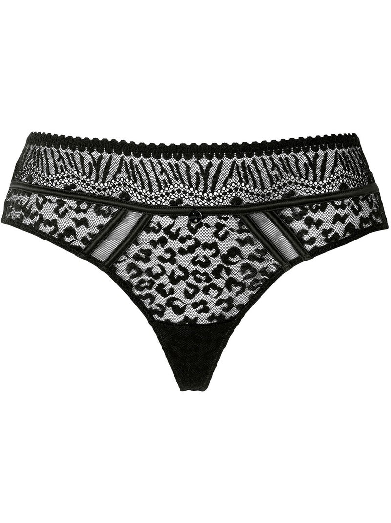 Shorty String CRISTINA - Morgan Lingerie Noir - Kiabi
