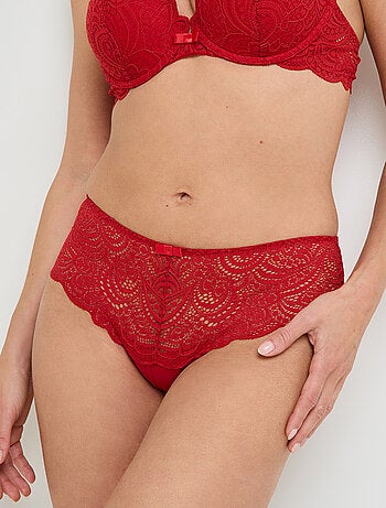 Shorty string dentelle Dentelle - RougeGorge Lingerie