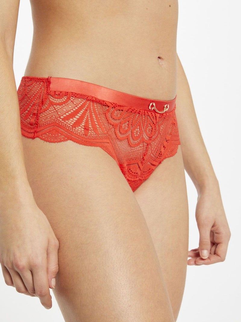 Shorty string LAURA - Morgan Lingerie Rouge - Kiabi