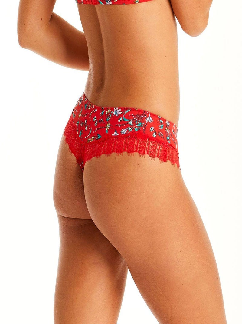 Shorty string ROUGE - Pomm'Poire Rouge - Kiabi