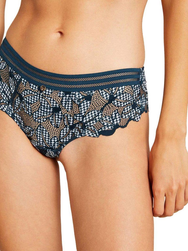 Shorty string THELMA - Morgan Lingerie Bleu - Kiabi