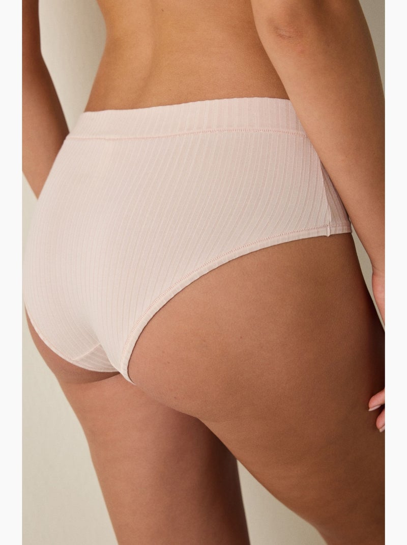 Shorty taille basse spécial maternité penti Beige clair - Kiabi