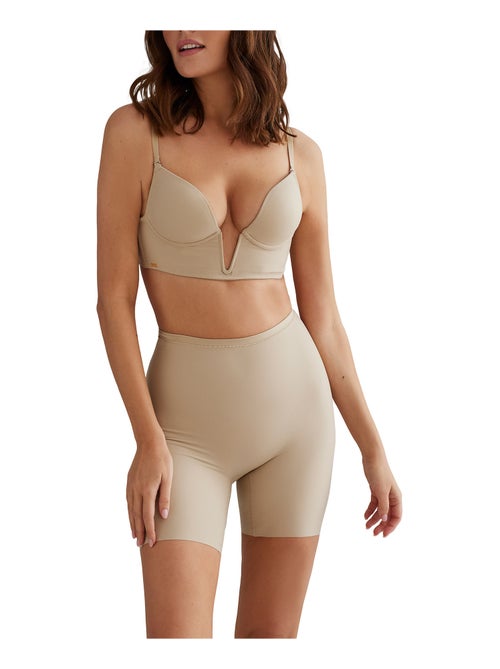 Shorty taille haute gainant Curves - Kiabi