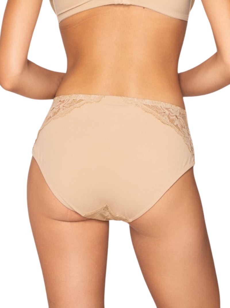 Shorty taille haute VENUS Beige - Kiabi