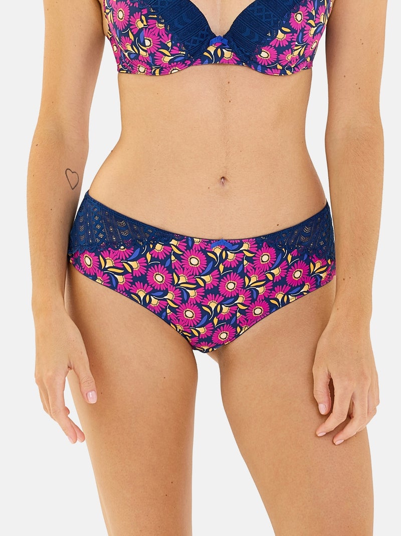 Shorty Talentueuse Billet Doux Bleu Rose foncé - Kiabi