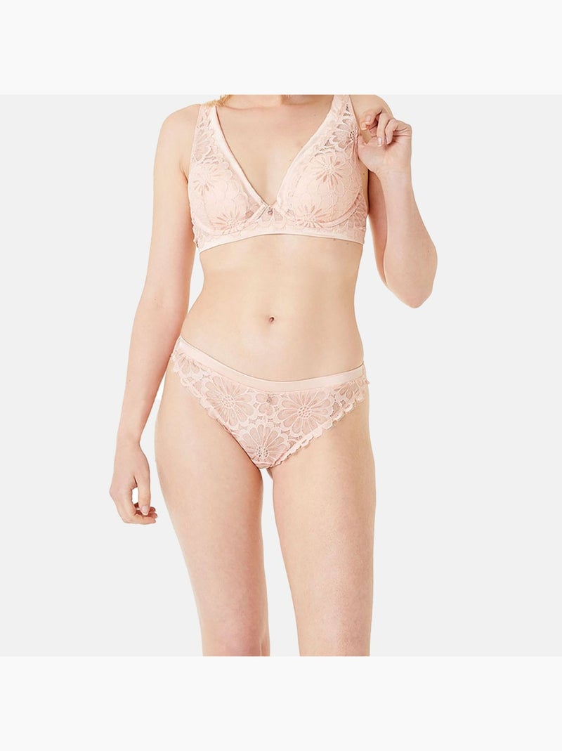 Shorty tanga ACQUISE - Brigitte Bardot Lingerie Rose - Kiabi