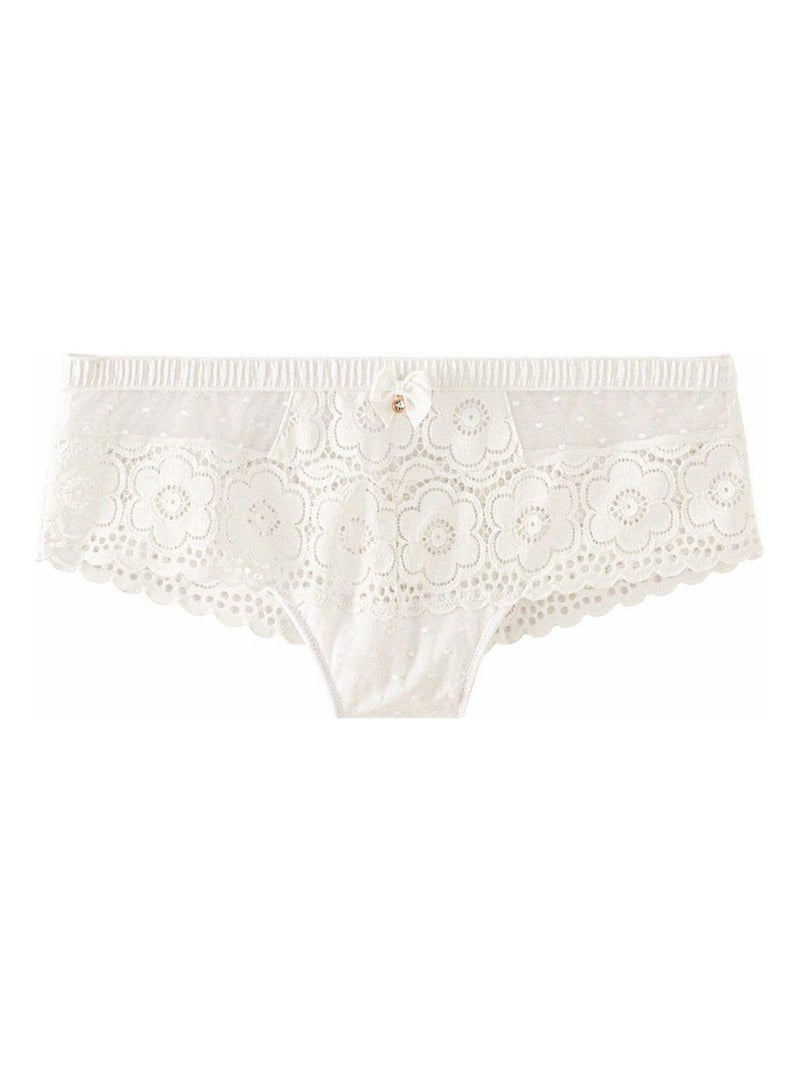 Shorty tanga AFFINITE - Brigitte Bardot Lingerie Blanc - Kiabi