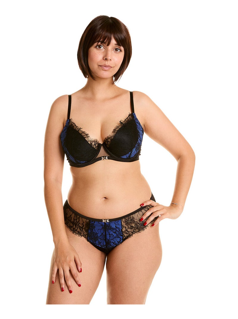 Shorty tanga ALCOVE - Pomm'Poire Noir - Kiabi