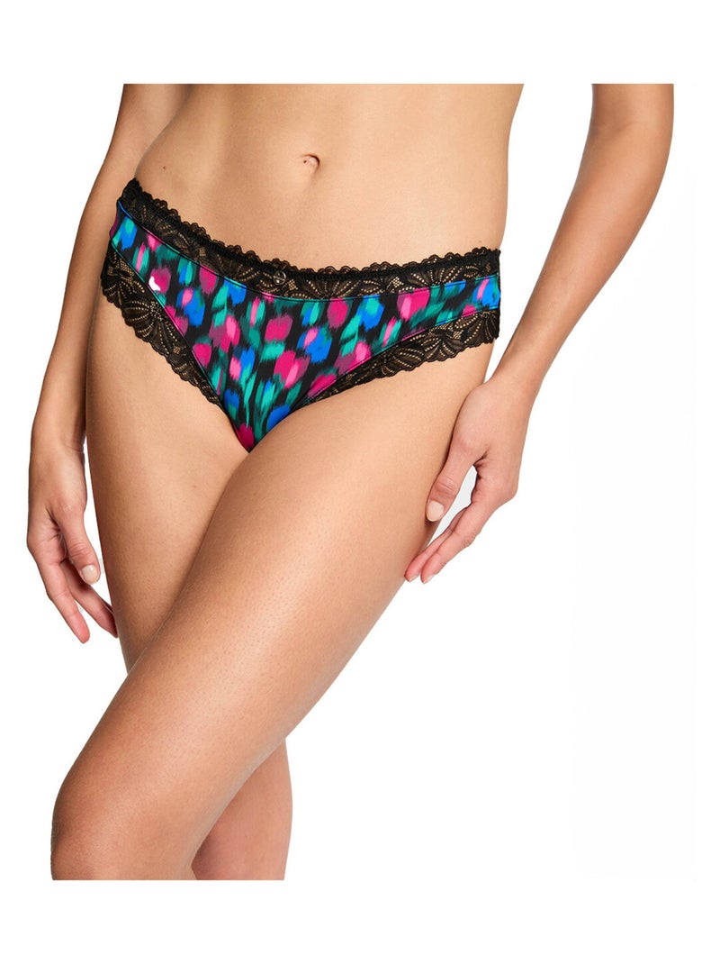 Shorty tanga ANNA - Morgan Lingerie Noir - Kiabi