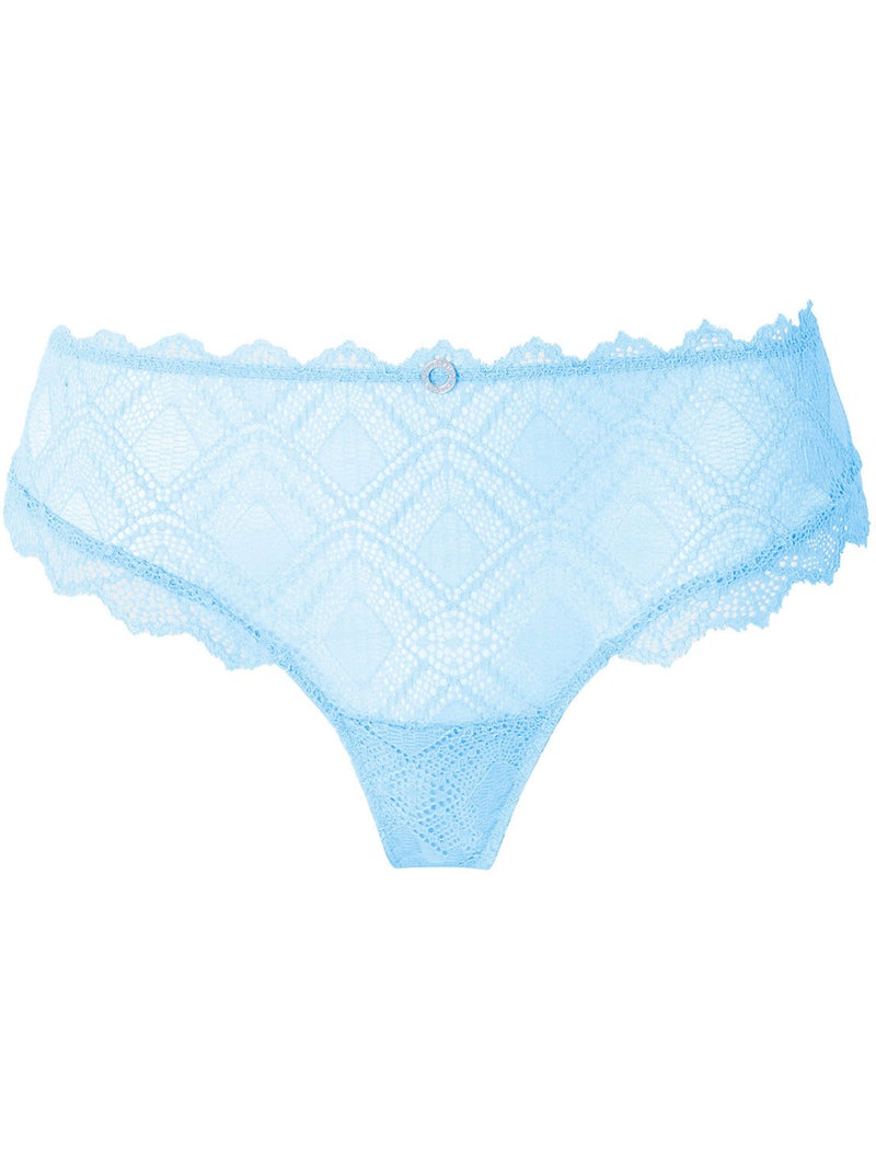 Shorty tanga CELESTE - Morgan Lingerie Bleu - Kiabi