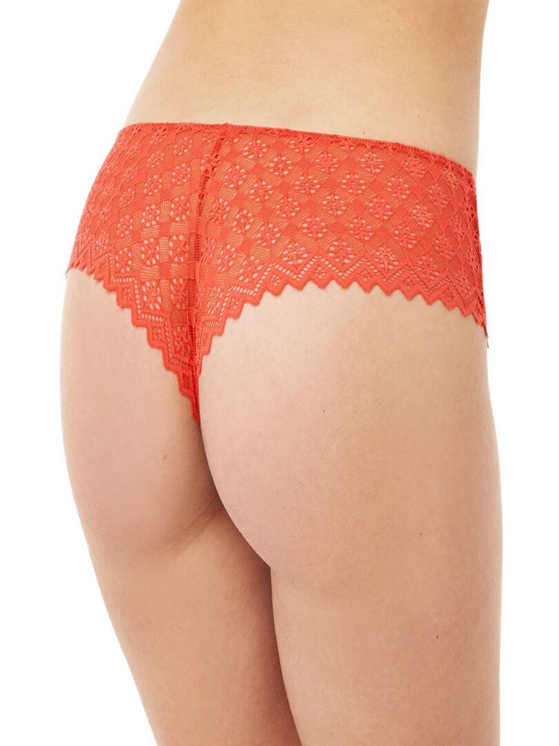 Shorty tanga CULOTTEE - Camille Cerf & Pomm'Poire Orange - Kiabi