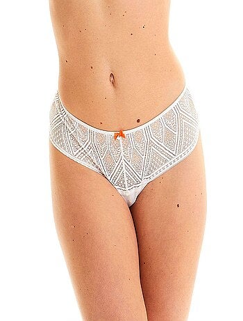 Shorty tanga en dentelle LIMA - Camille Cerf & Pomm'Poire