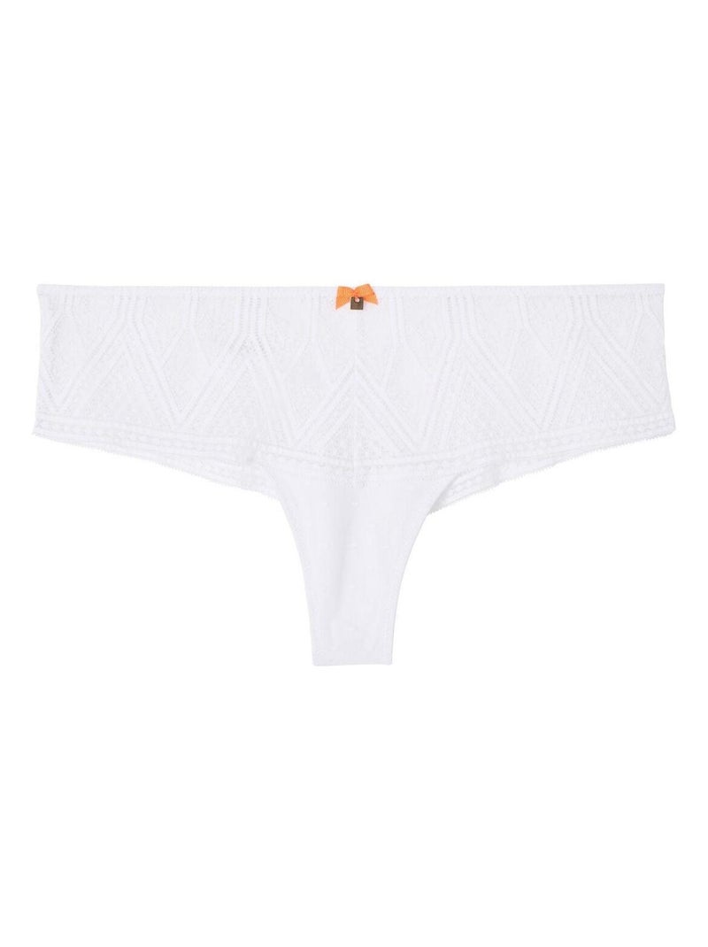 Shorty tanga en dentelle LIMA - Camille Cerf & Pomm'Poire Blanc - Kiabi