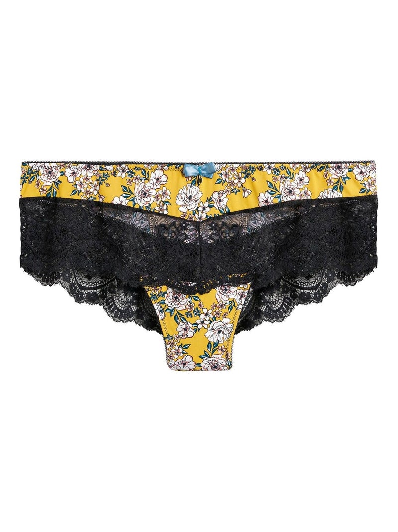 Shorty tanga EVITA - Pomm'Poire Jaune - Kiabi