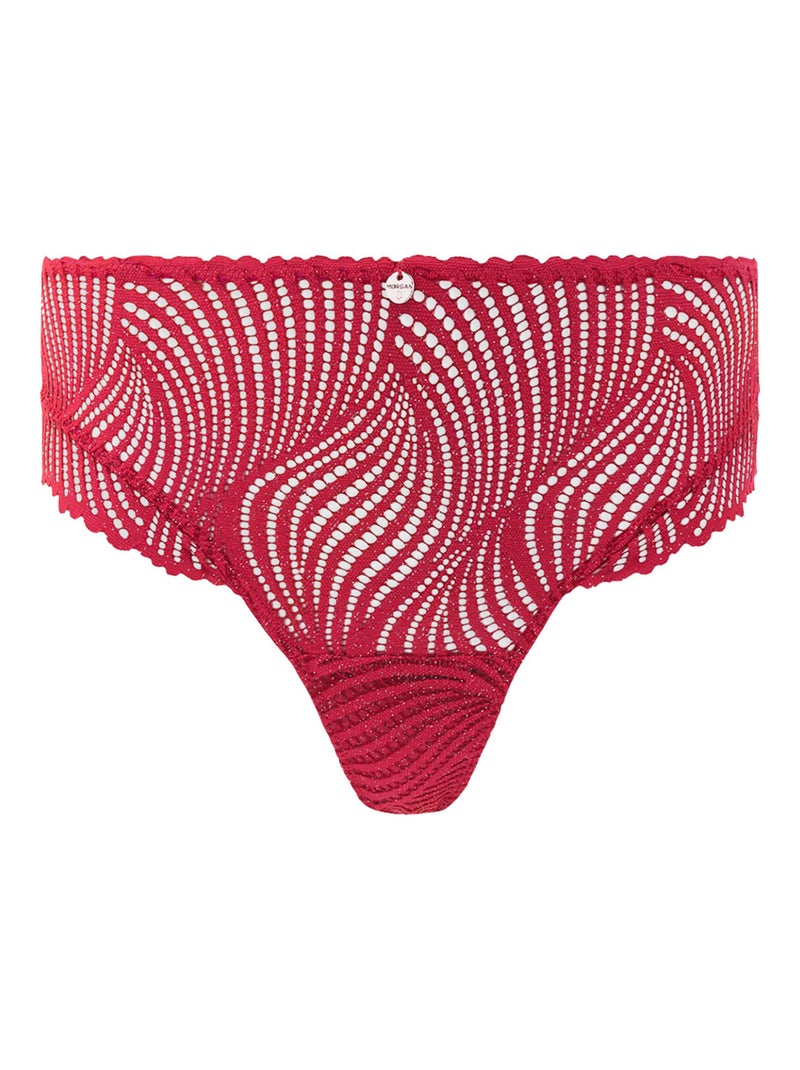 Shorty tanga GLORY - Morgan Lingerie Violet - Kiabi