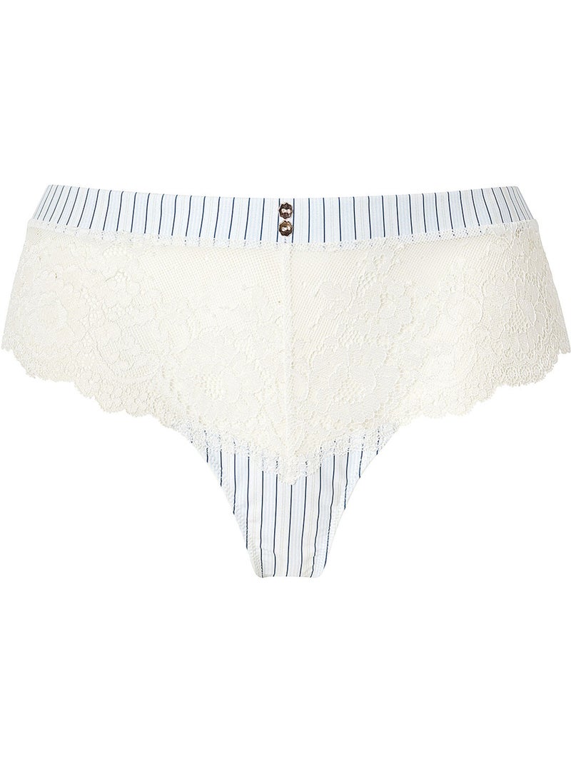 Shorty tanga GUINGUETTE - Brigitte Bardot Lingerie Blanc - Kiabi