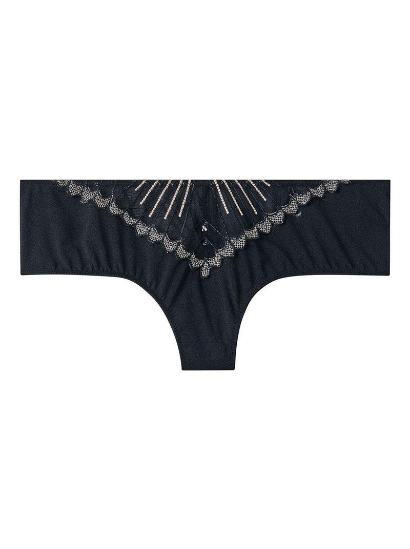 Shorty tanga INDECISE - Pomm'Poire Noir - Kiabi